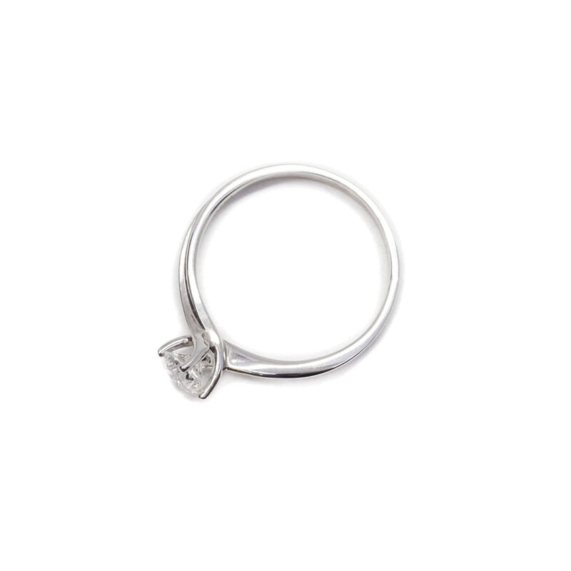 18ct White Gold 0.44ct Solitaire Diamond E Colour Ring Val $4500 #63567