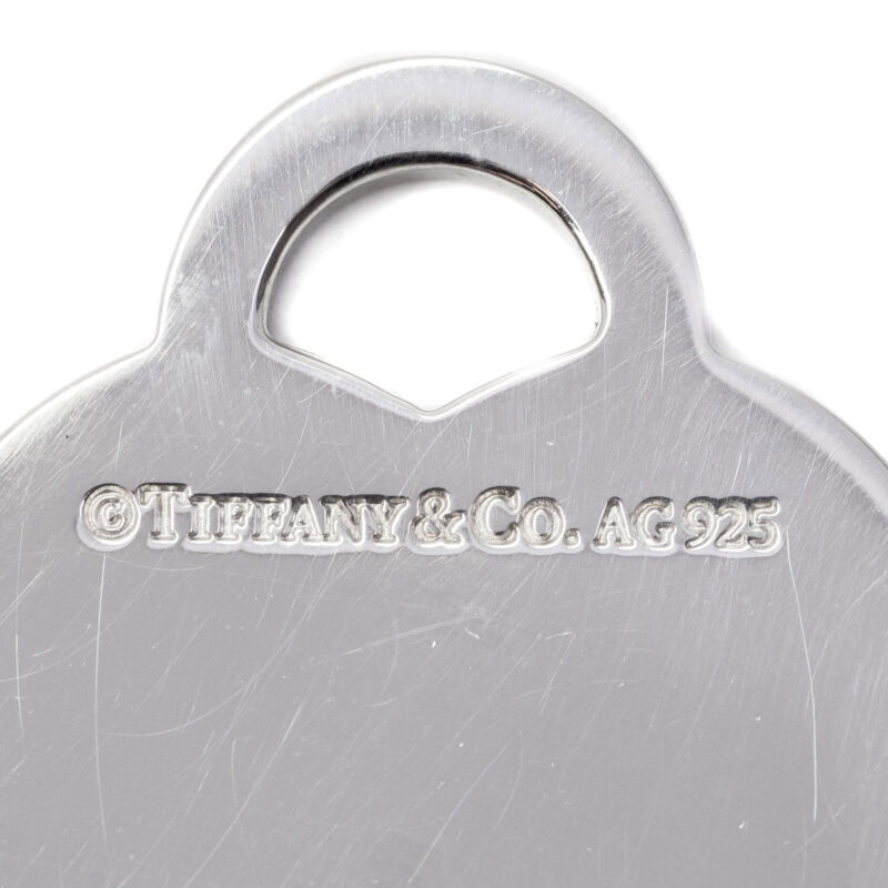 Tiffany & Co. Medium Return to Tiffany Tag Sterling Silver Pendant #63793