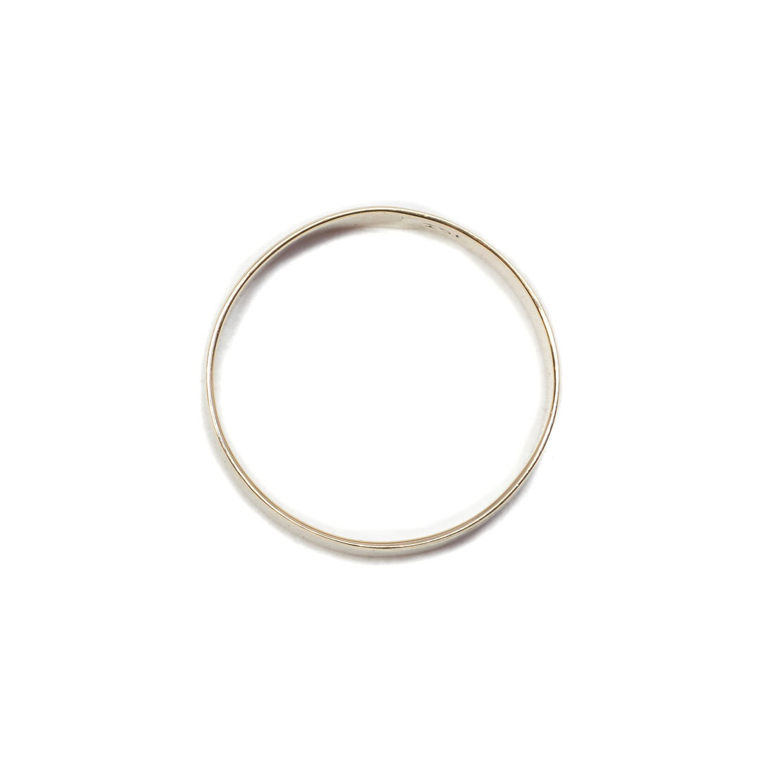 9ct Yellow Gold Brushed Wide Band Ring Size M #63115 9ct Yellow Gold Brushed Wide Band Ring Size M #63115 - Image 3