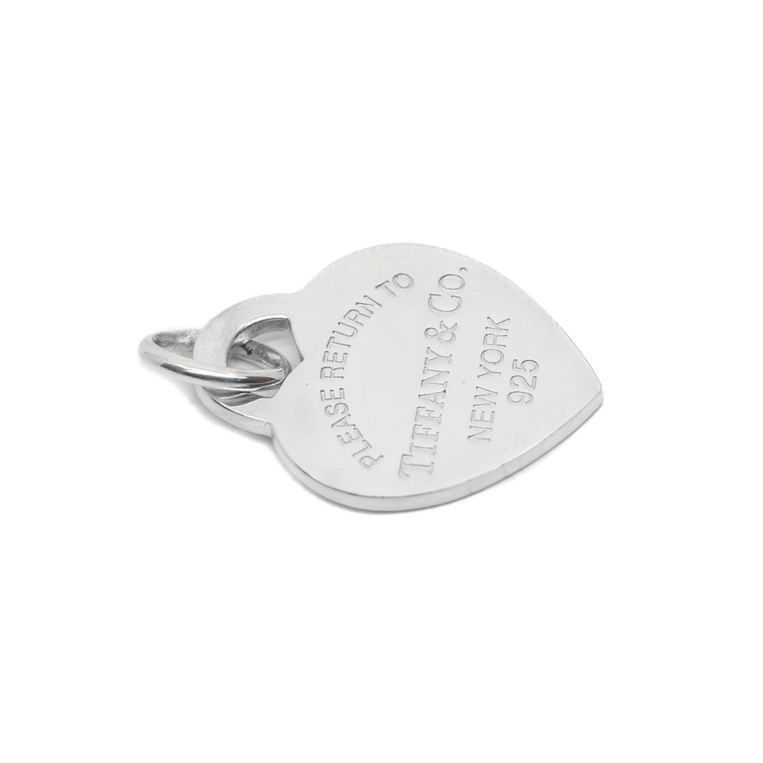 Tiffany & Co. Medium Return to Tiffany Blue Enameled Tag Sterling Silver Pendant #63178-5 Tiffany & Co. Medium Return to Tiffany Blue Enameled Tag Sterling Silver Pendant #63178-5 - Image 5