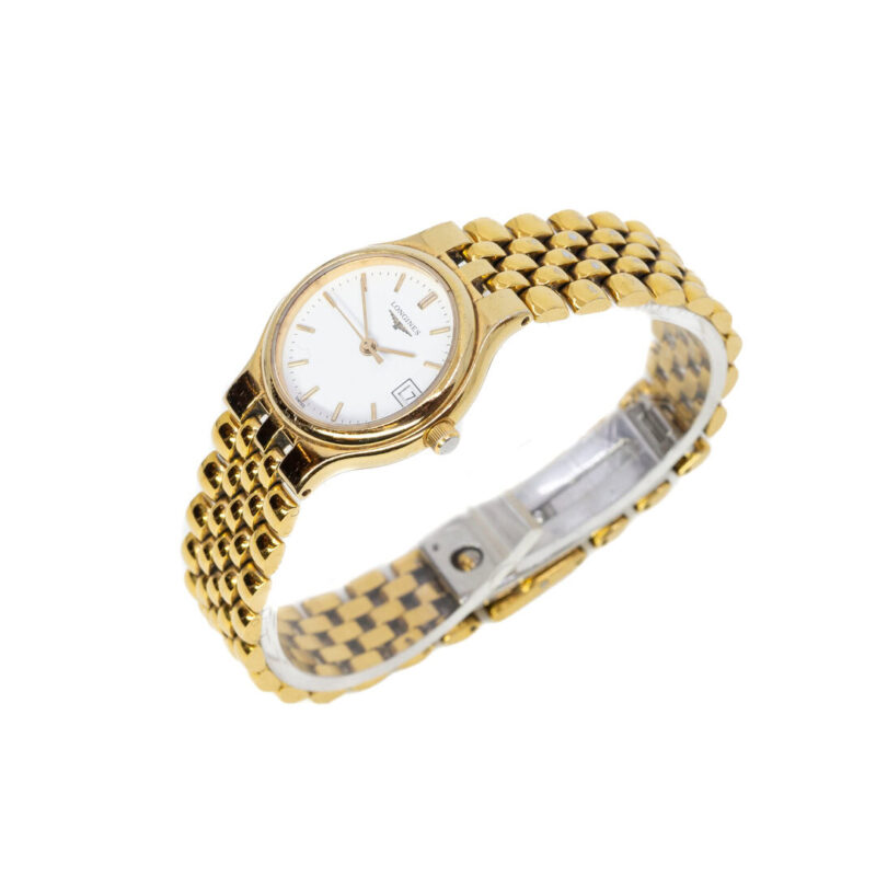 Longines Les Grandes Classiques Ladies Gold Quartz Watch 24mm L5.131.2 #64011