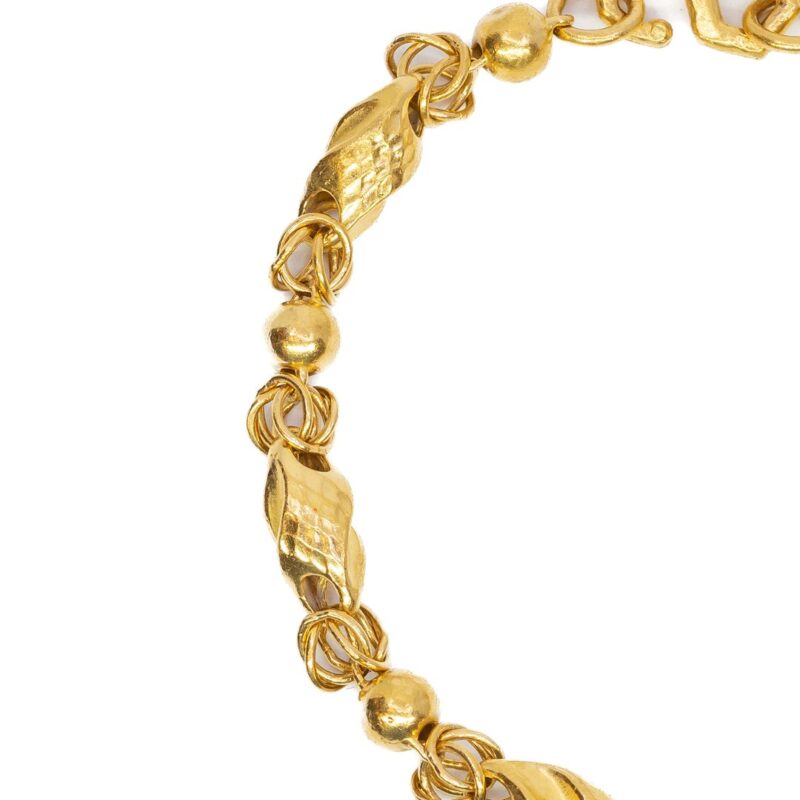 24ct Yellow Gold Bracelet .9999 Pure - 18.5cm #63847