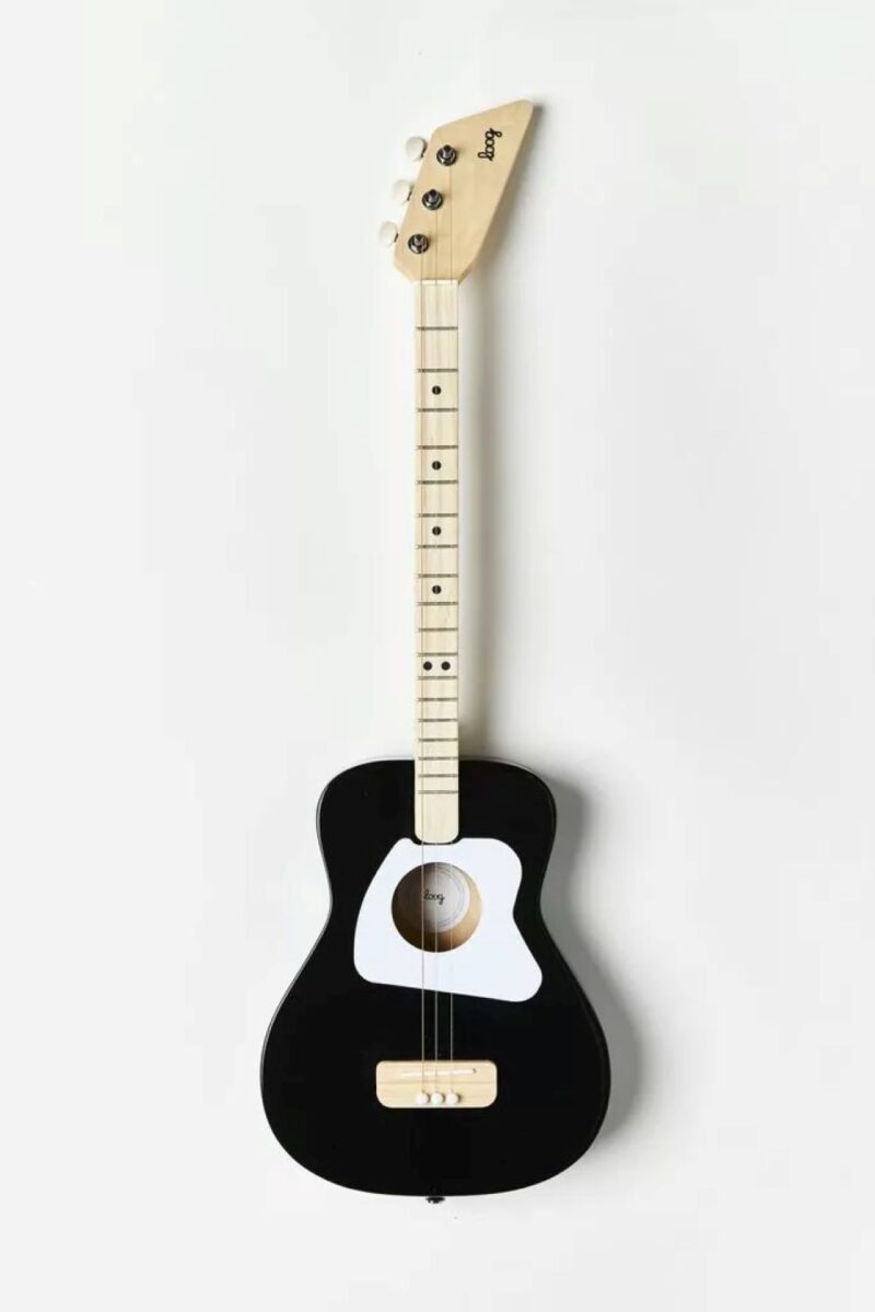 Loog Pro Acoustic Guitar in Black (Best 1 St Guitar for Kids) LGPRCAK New in Box #63573