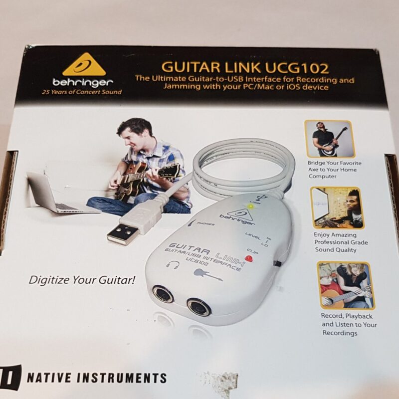 Behringer Guitar Link UCG102 Interface Near-new in box #64214