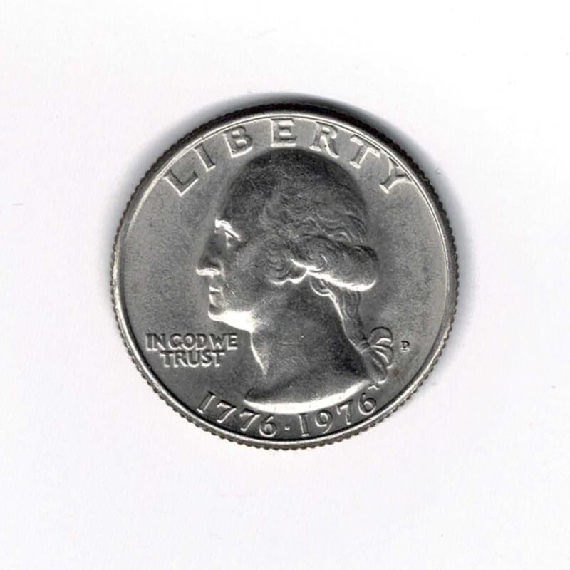 1976 Uncirculated American / USA 1/4 Washington Quarter Dollar Coin #64292-3