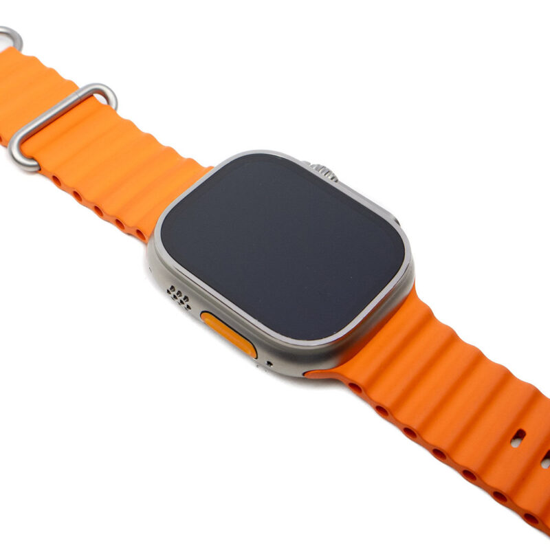 Apple Ultra 2 GPS + Cellular 49mm Watch - Titanium Case Orange Ocean Band A2986 #64072