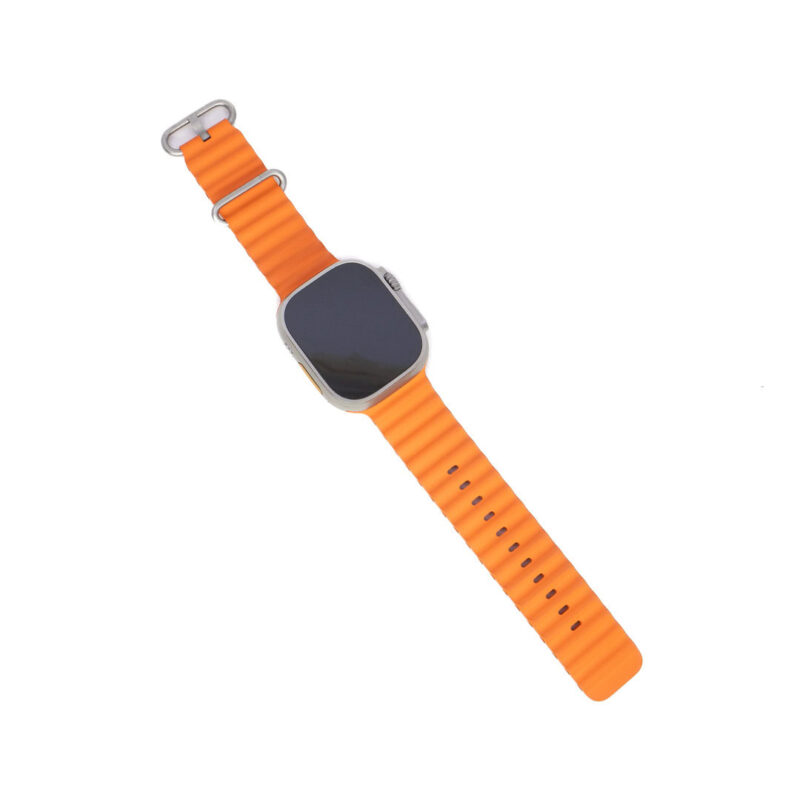 Apple Ultra 2 GPS + Cellular 49mm Watch - Titanium Case Orange Ocean Band A2986 #64072