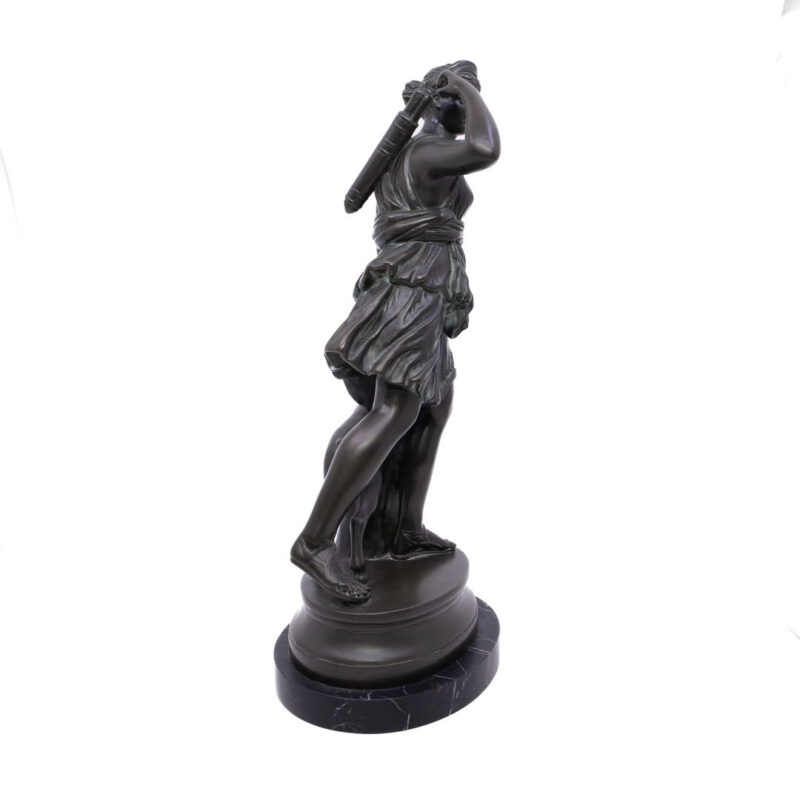 Diana of Versailles - Bronze Sculpture of Artemis / Goddess of The Hunt & a Doe #63680