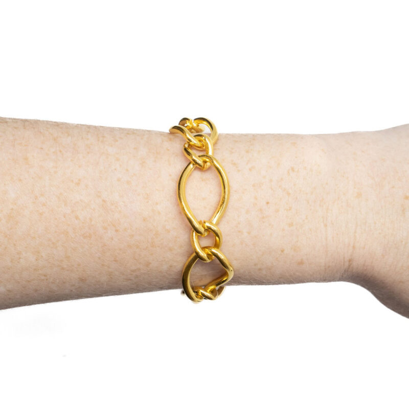 Yellow Gold Plated Bracelet 20cm #62901