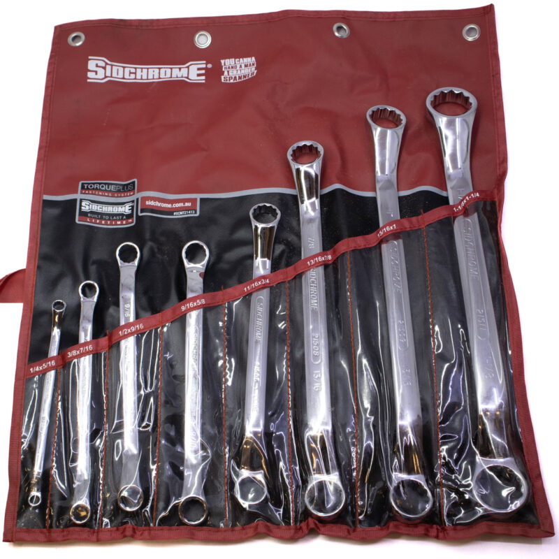 Sidchrome 8 Piece Ring Imperial Spanner Set - SCMT21413 #64258