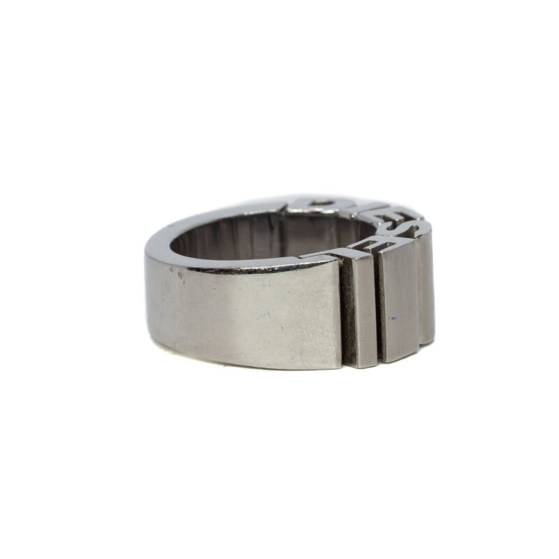 Diesel Stainless Steel Wide Men's Ring Size O #63144