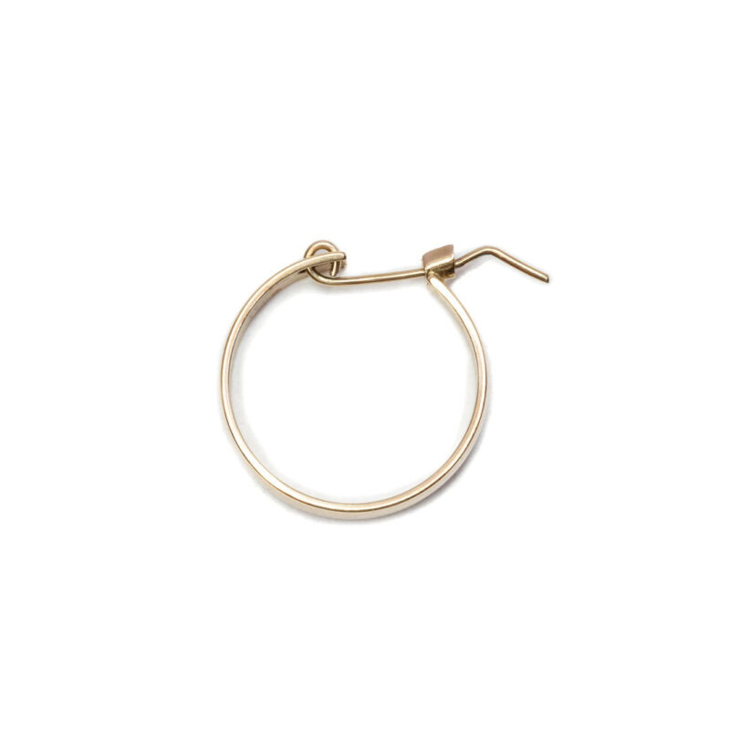 Single 9ct Yellow Gold Hoop Earring #63441