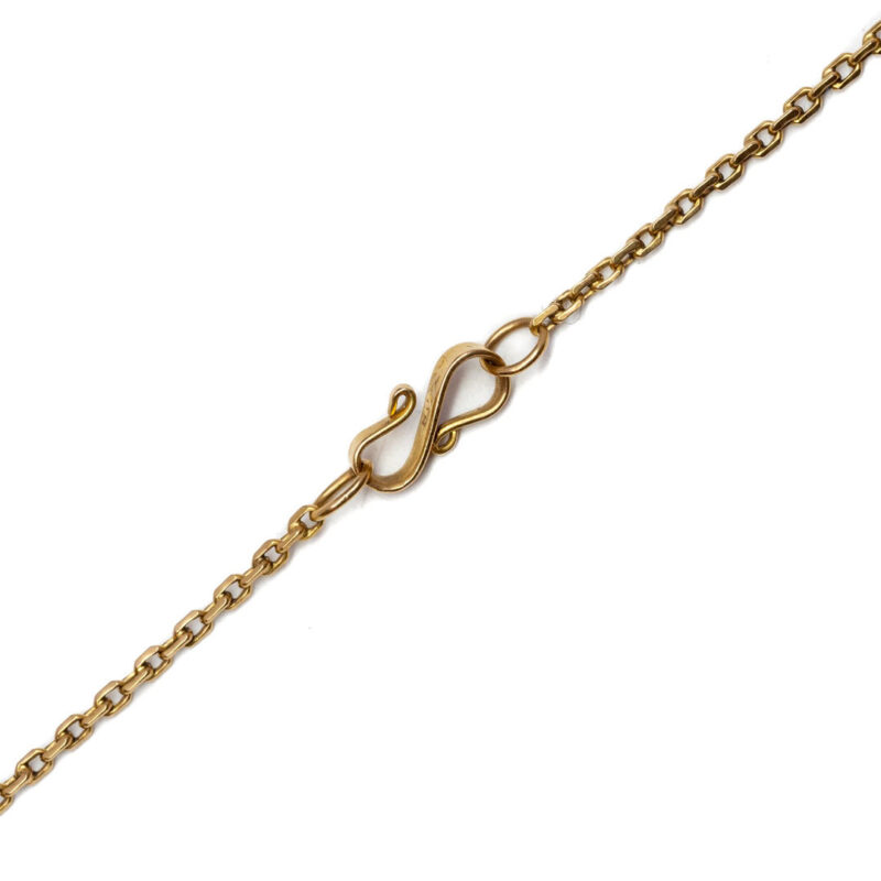 20ct Yellow Gold Fine Cable Link Chain Necklace 62cm #62235 - Image 3