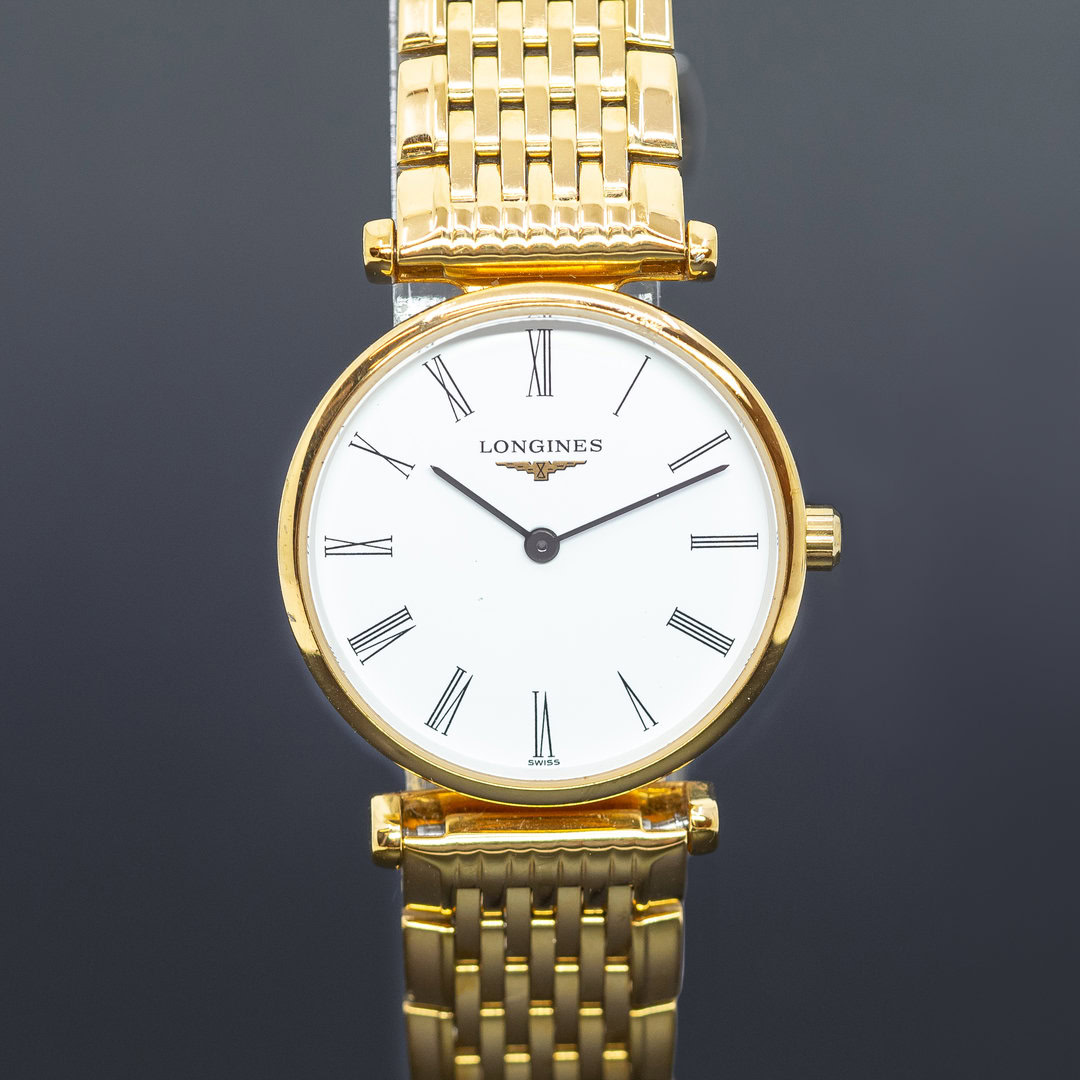 Longines La Grande Classique Women’s 24mm Gold PVD Watch L4.209.2.11.8 #64119