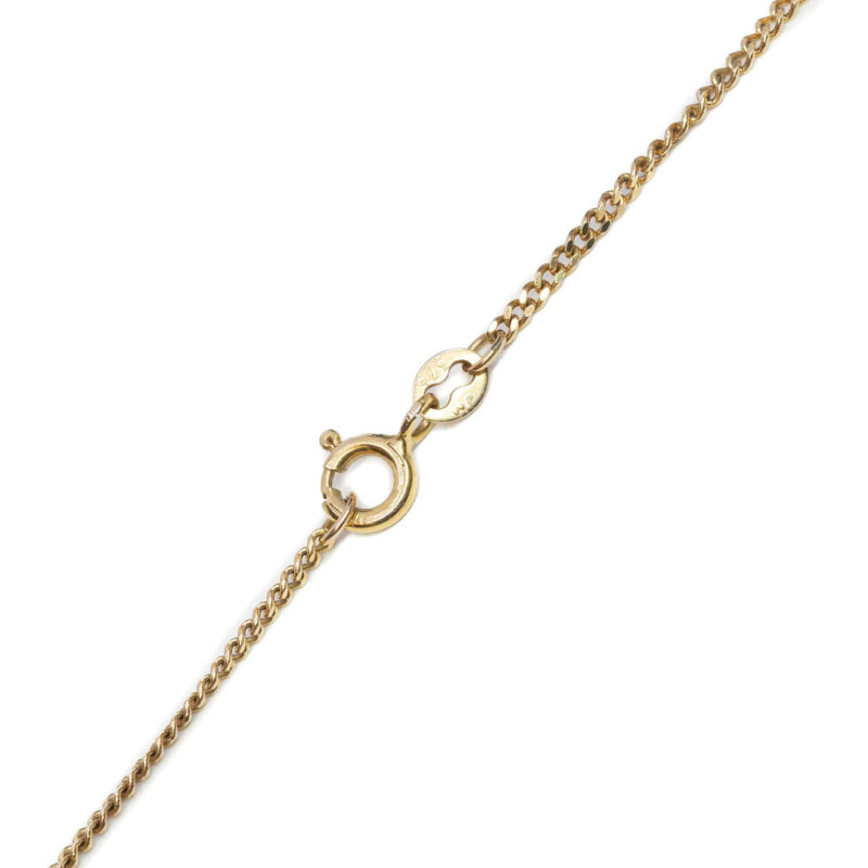 9ct Yellow Gold Fine Curb Link Chain Necklace 45cm #1193-1