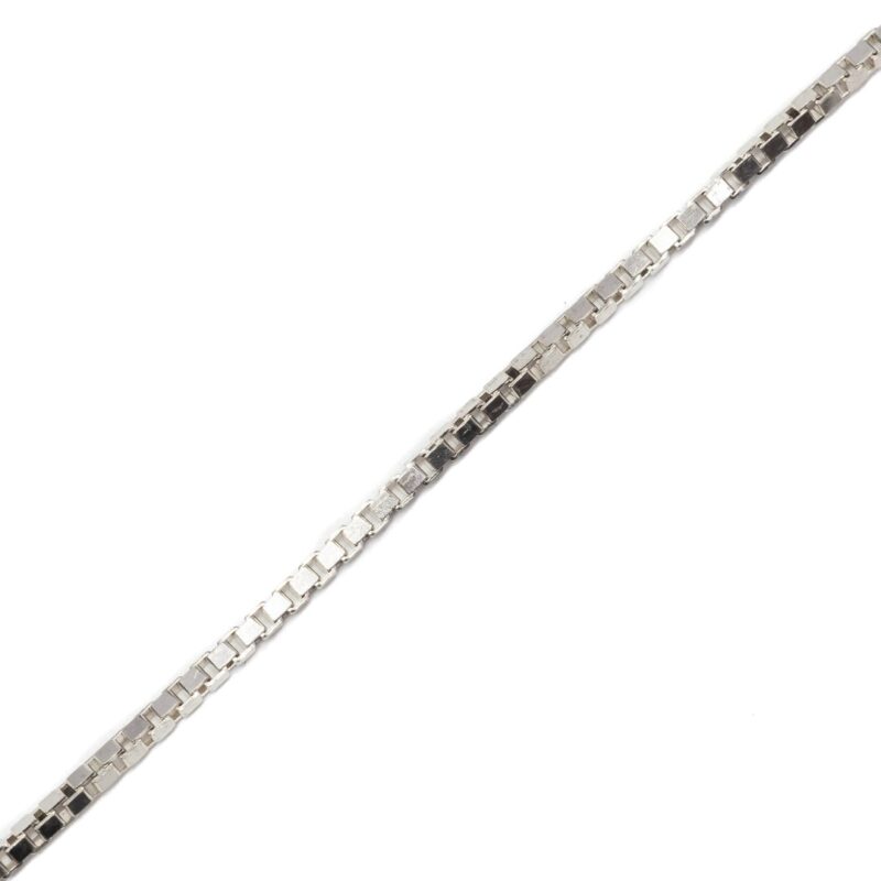 Sterling Silver Box Link Chain / Necklace 50cm #1193-7