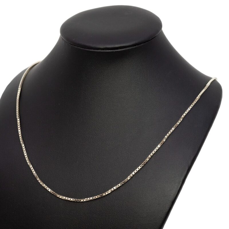 Sterling Silver Box Link Chain / Necklace 50cm #1193-7