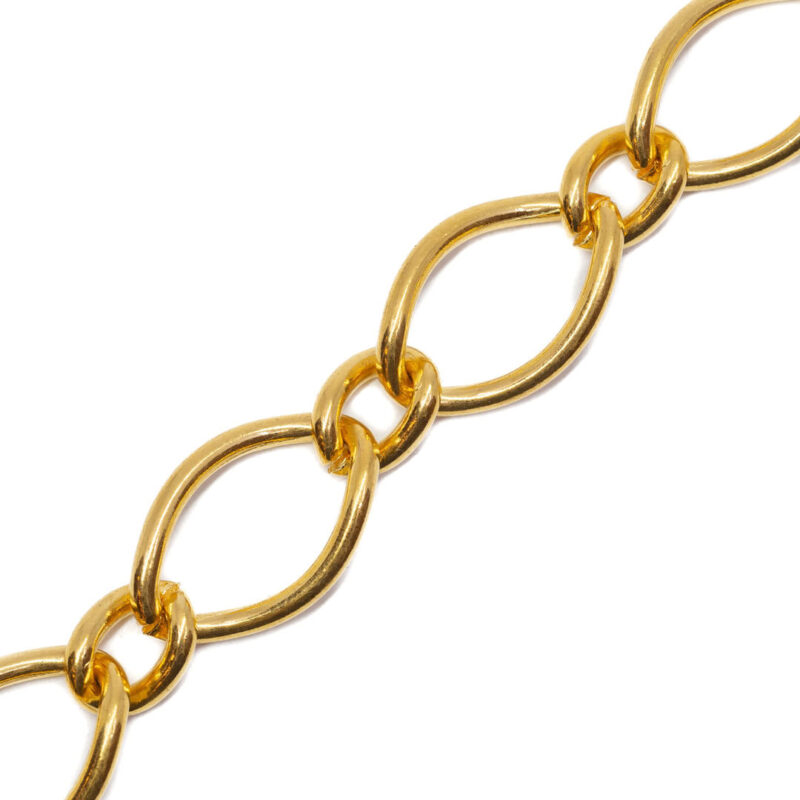 Yellow Gold Plated Bracelet 20cm #62901