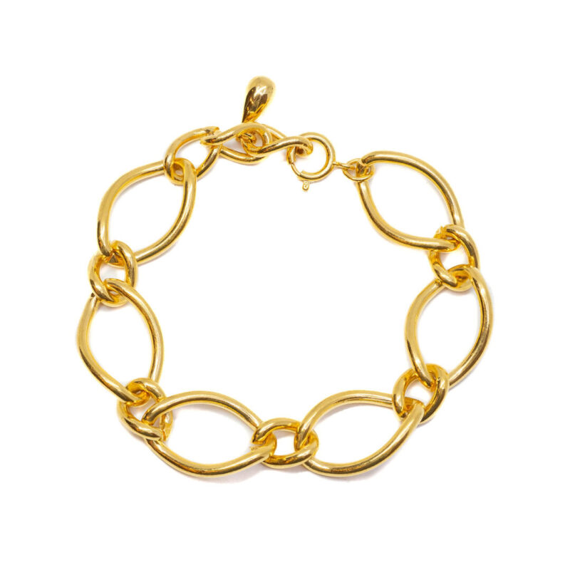 Yellow Gold Plated Bracelet 20cm #62901