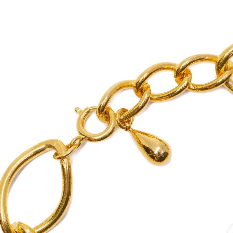 Yellow Gold Plated Bracelet 20cm #62901