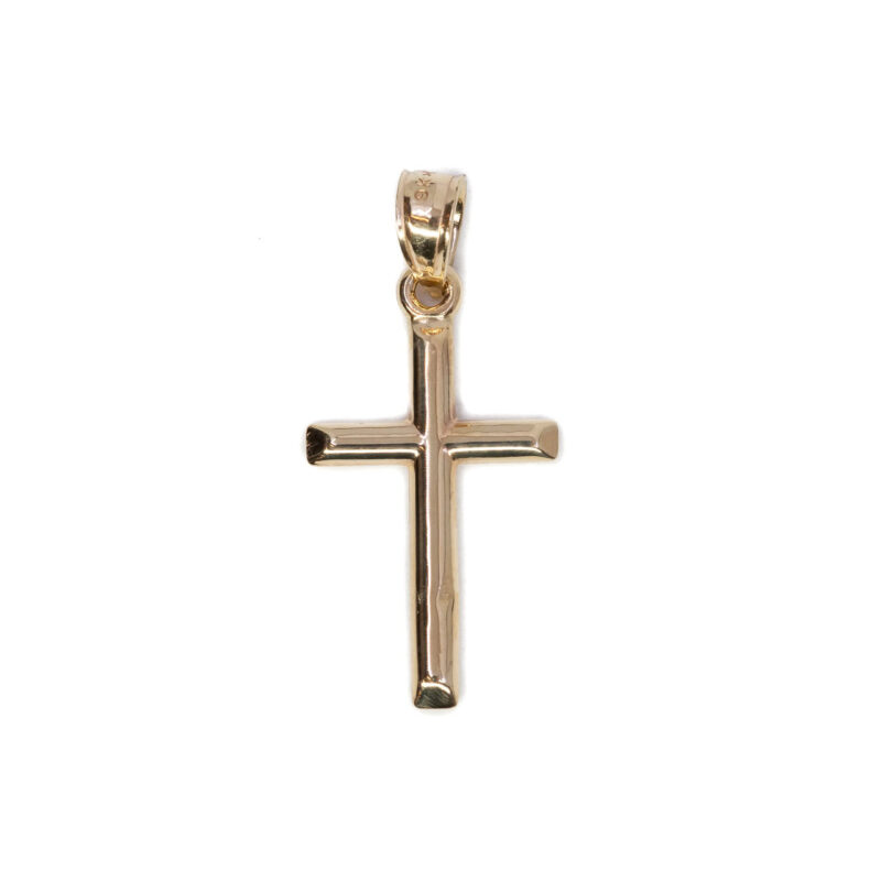 9ct Yellow Gold Cross Pendant #63851