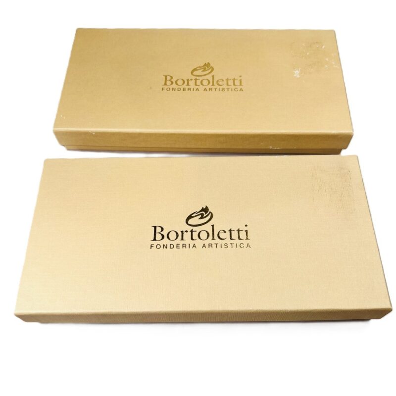 Bortoletti Calligraphy Pen Set White/bianco Feathered Quill & Ink SET83 #45524-5