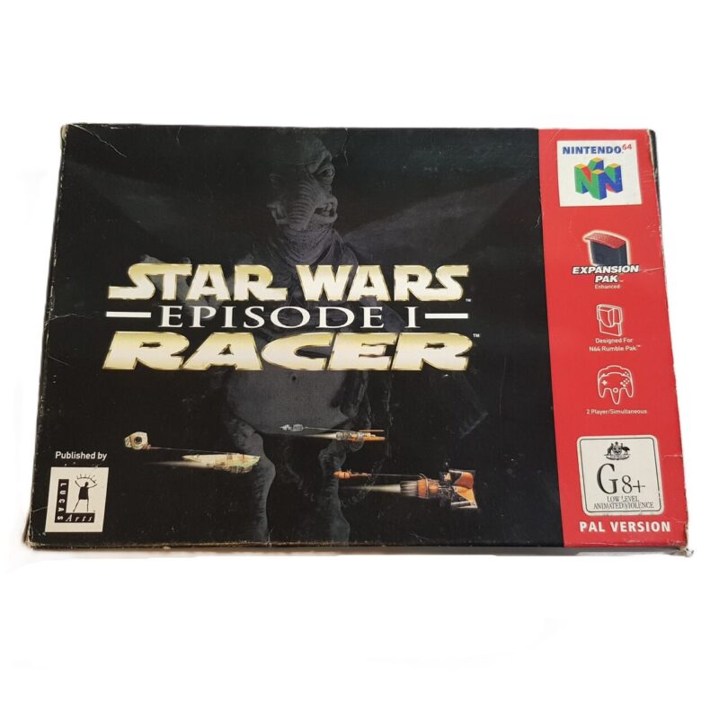 Star Wars Episode I Racer + Box & Manuals - Nintendo N64 - Pal Version #64360