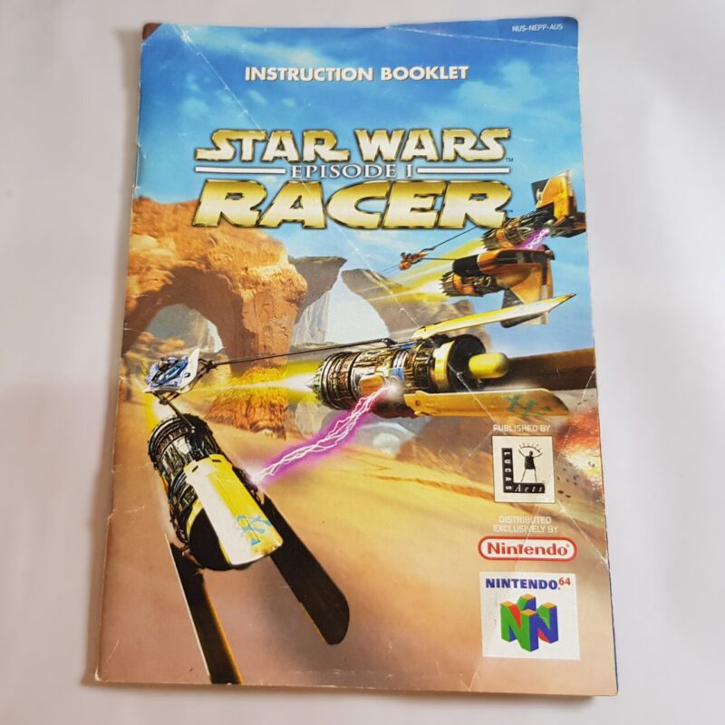 Star Wars Episode I Racer + Box & Manuals - Nintendo N64 - Pal Version #64360