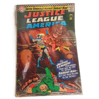 Justice League of America #45 1st Appearance Shaggy Man! DC Comics 1966 #64542-1