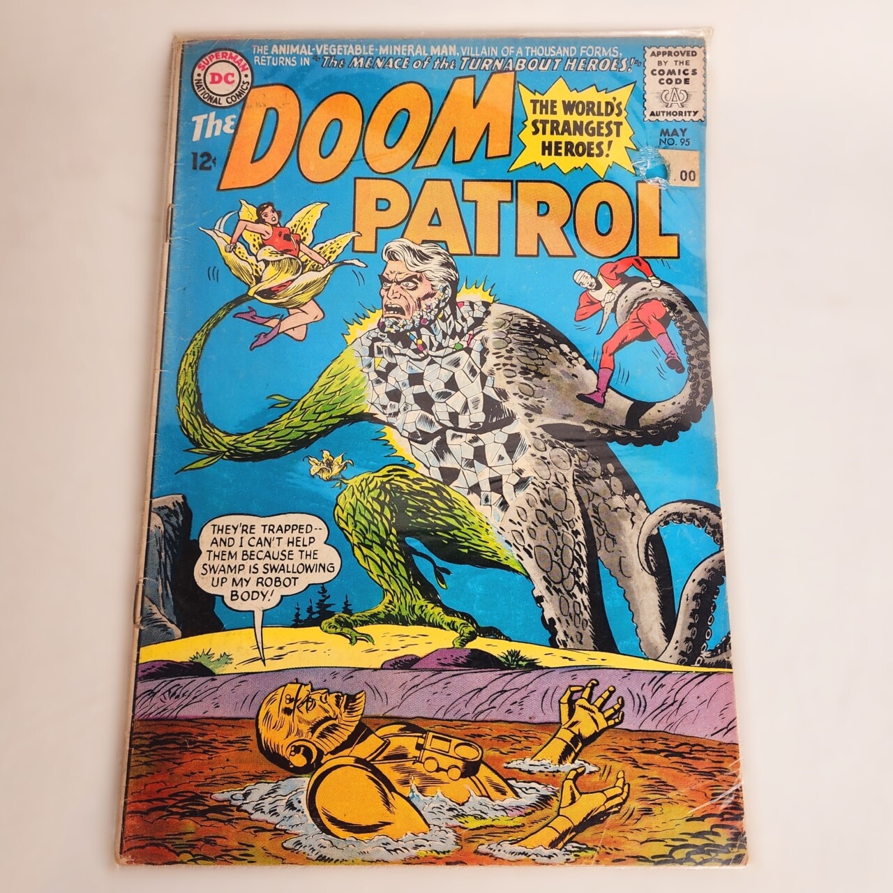 Doom Patrol #95 Arnold Drake Bruno Premiani Silver Age DC 1965 #64542-7
