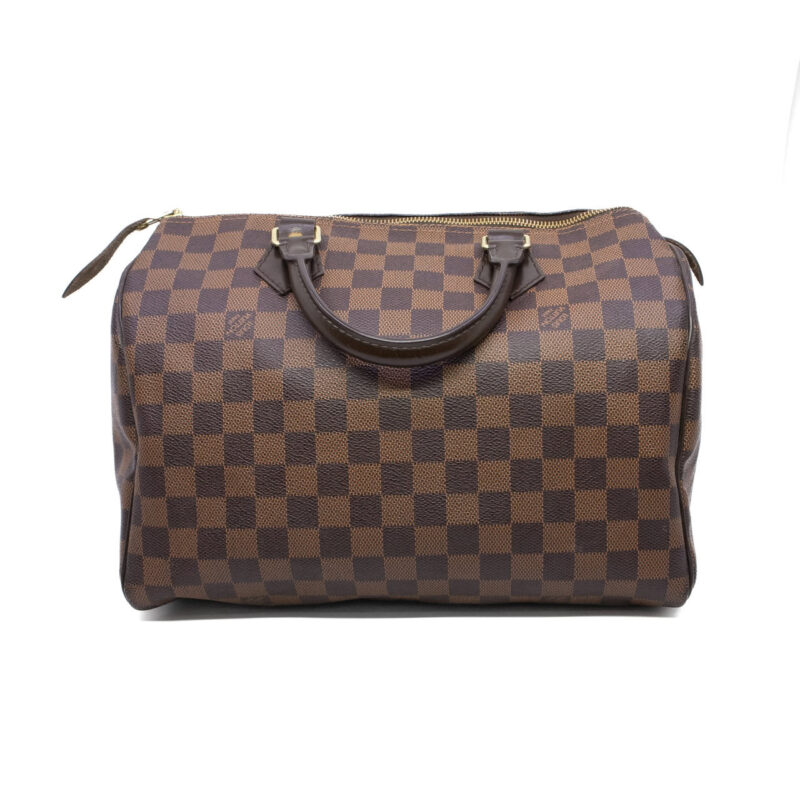 Louis Vuitton Speedy 35 Damier Ebene Bag C/2011 + COA #64093