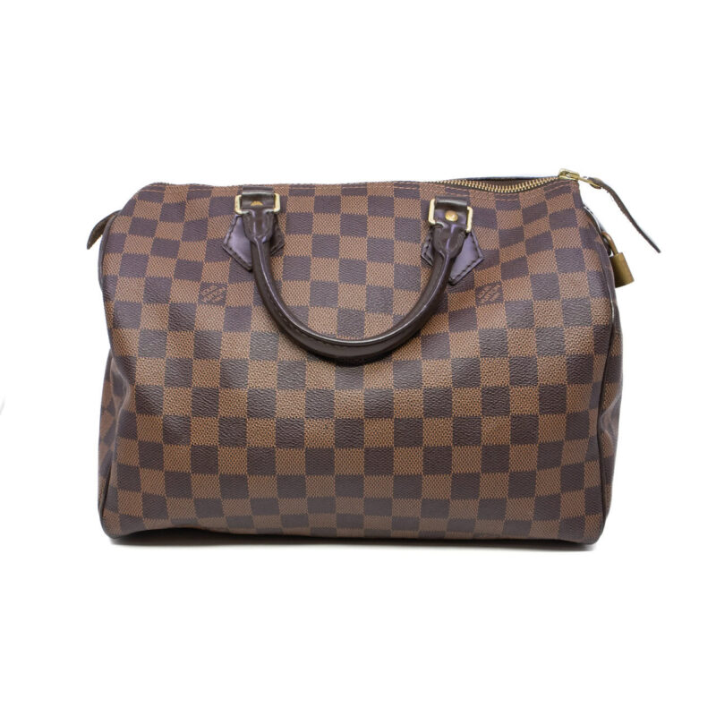 Louis Vuitton Speedy 35 Damier Ebene Bag C/2011 + COA #64093