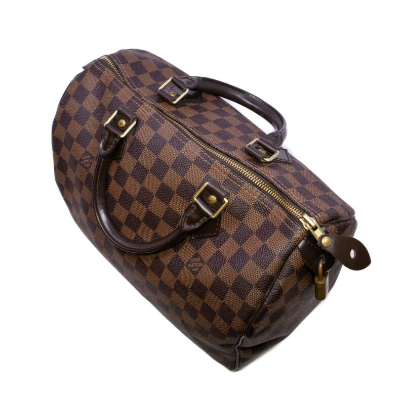 Louis Vuitton Speedy 35 Damier Ebene Bag C/2011 + COA #64093