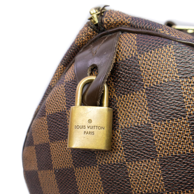 Louis Vuitton Speedy 35 Damier Ebene Bag C/2011 + COA #64093