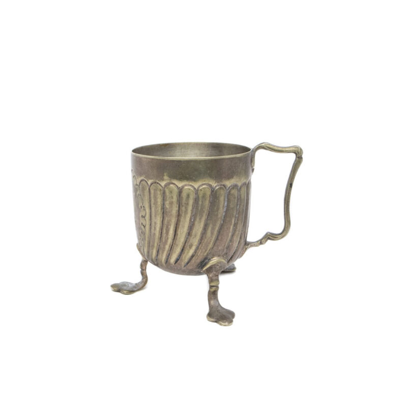 Antique Art Nouveau EPNS (Silver-Plated) Claw Footed Cup C.1909 #64447