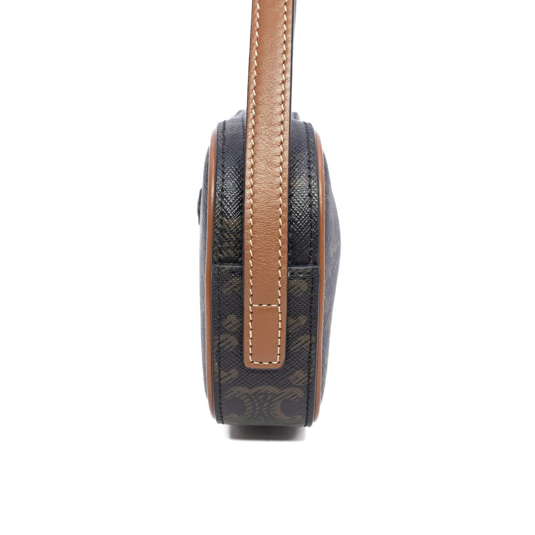 Celine Mini Camera Shoulder Bag Cuir Triomphe Canvas Calfskin