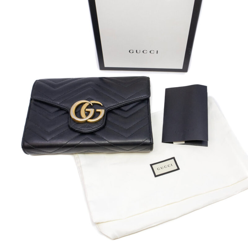 Gucci GG Marmont Matelassé Super Mini Bag 474575 #64408