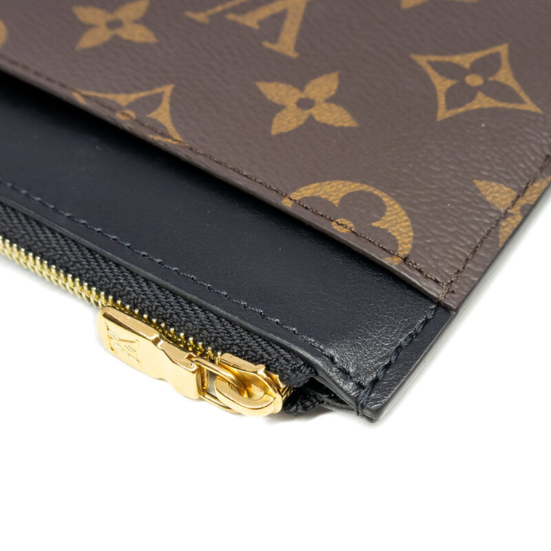 Louis Vuitton Slim Purse Noir Wallet M80348 #64411