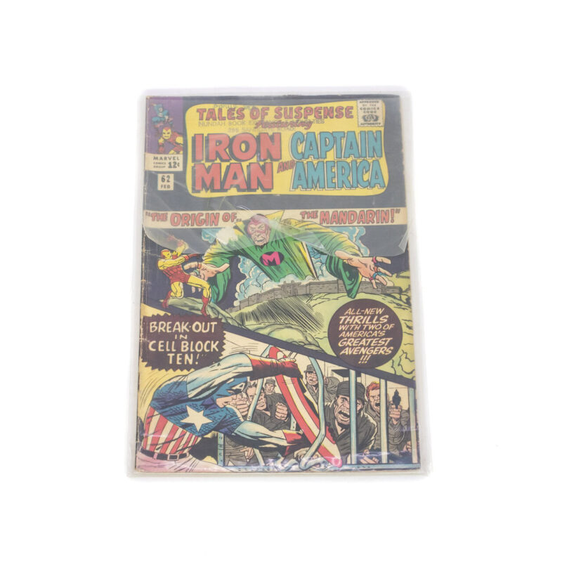 Tales of Suspense #62 - Iron Man & Captain America - Marvel 1965 - Mandarin Origin #64478-10