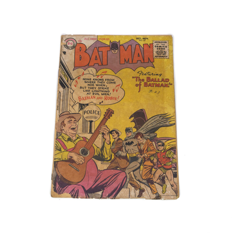 Batman #95 - The Ballad of Batman - Robin - Commissioner Gordon 1955 - Poor Condition #64519-35