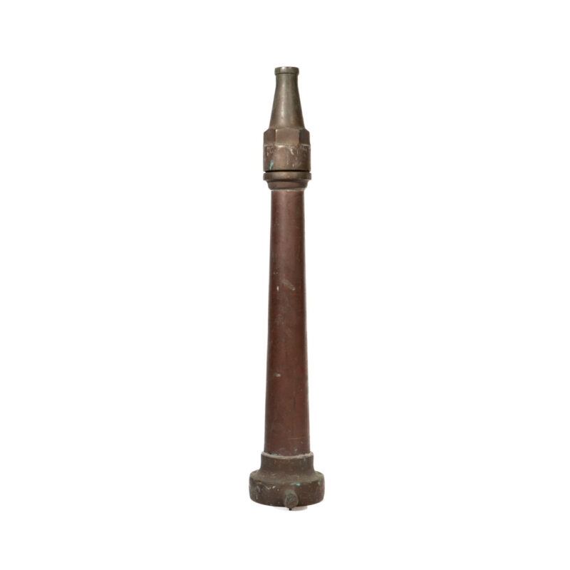 Vintage Copper & Brass Fire Hose Nozzle #64057