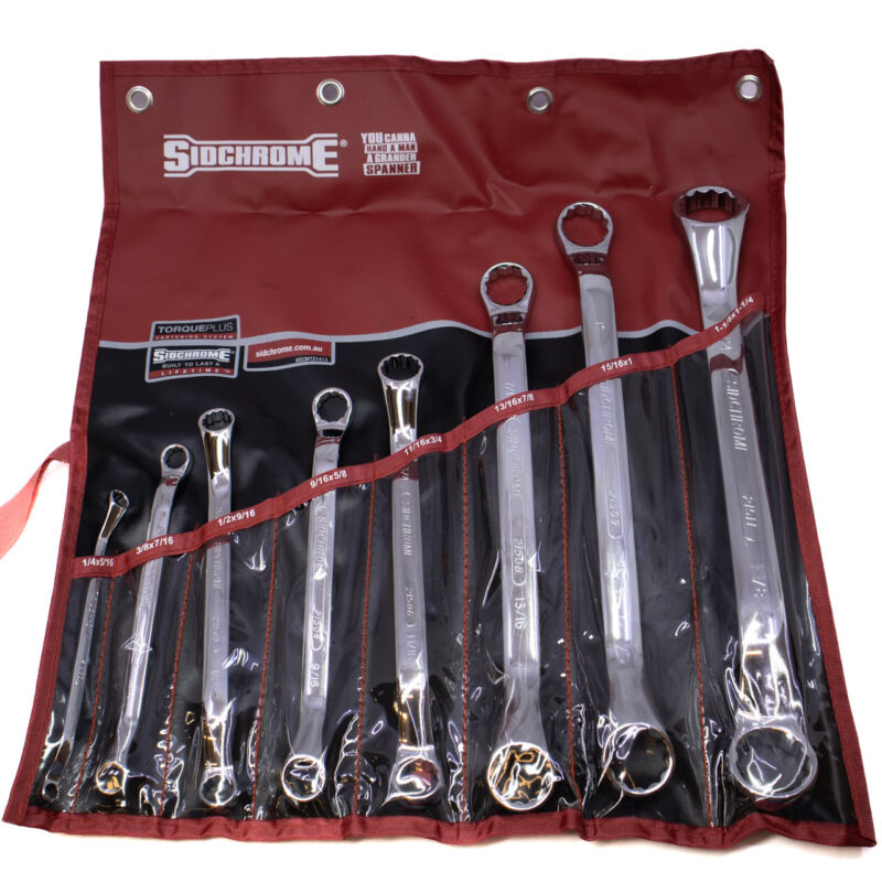 Sidchrome 8 Piece Ring Imperial Spanner Set – SCMT21413 #64474