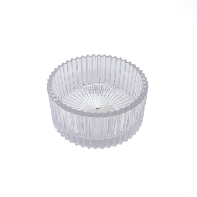 Mikasa Diamond Fire Round Crystal Cut Hostess Serving Bowl 4" / 10.5cm Candy Dish #32537