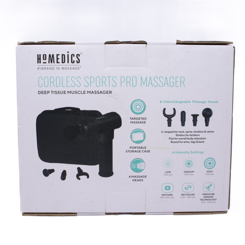 Homedics Cordless Sports Pro Massager PGM-800-AU *BRAND NEW* #64516