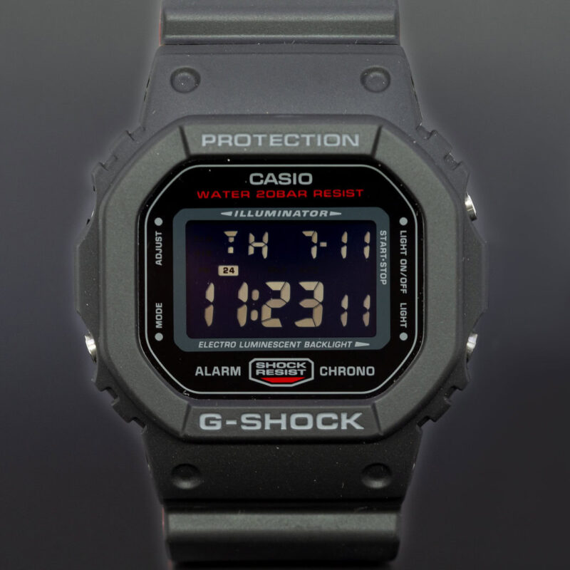 Rare Casio G-Shock Signed by Kikuo Ibe "Never Give Up" DW-5600HR Watch - in Box + Letter #64020