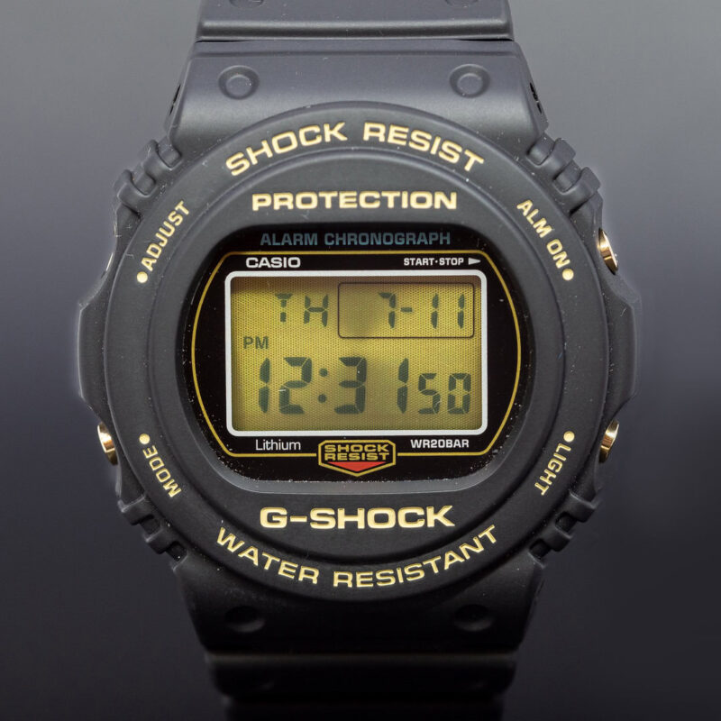 Casio 35th Anniversary G-Shock DW5735D-1B Watch + Box / Card #64018