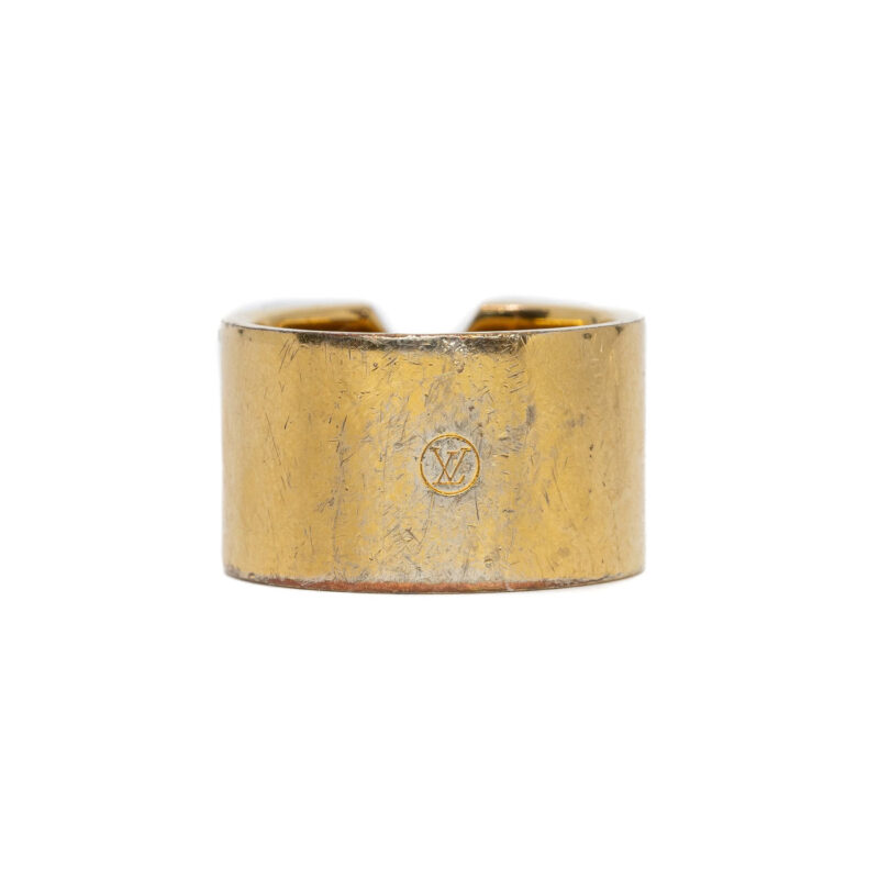 Louis Vuitton Essentials V Ring Two Tone Size P M61086 #64414