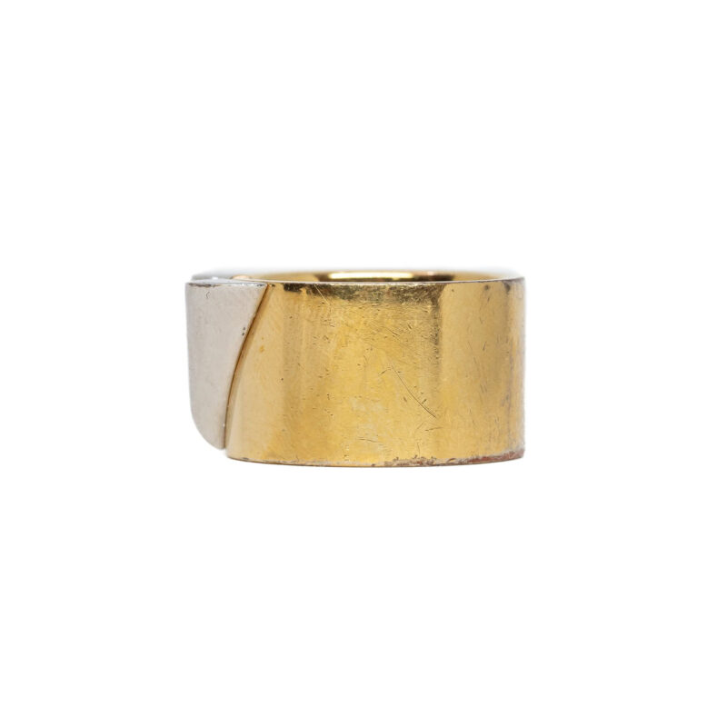 Louis Vuitton Essentials V Ring Two Tone Size P M61086 #64414