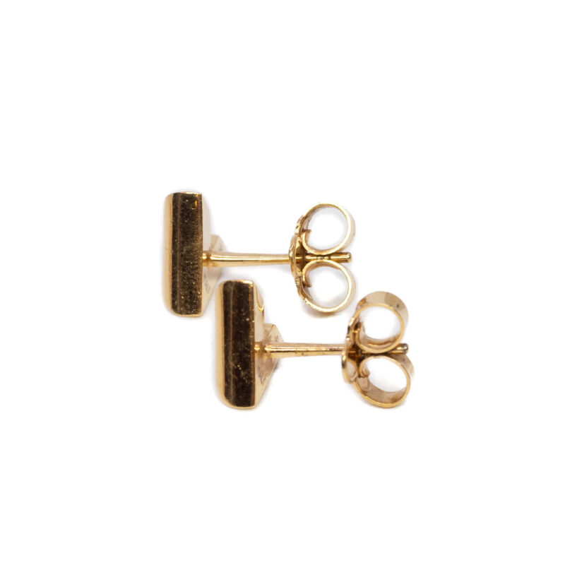 Louis Vuitton Essential Stud Earrings Yellow-Tone #64415