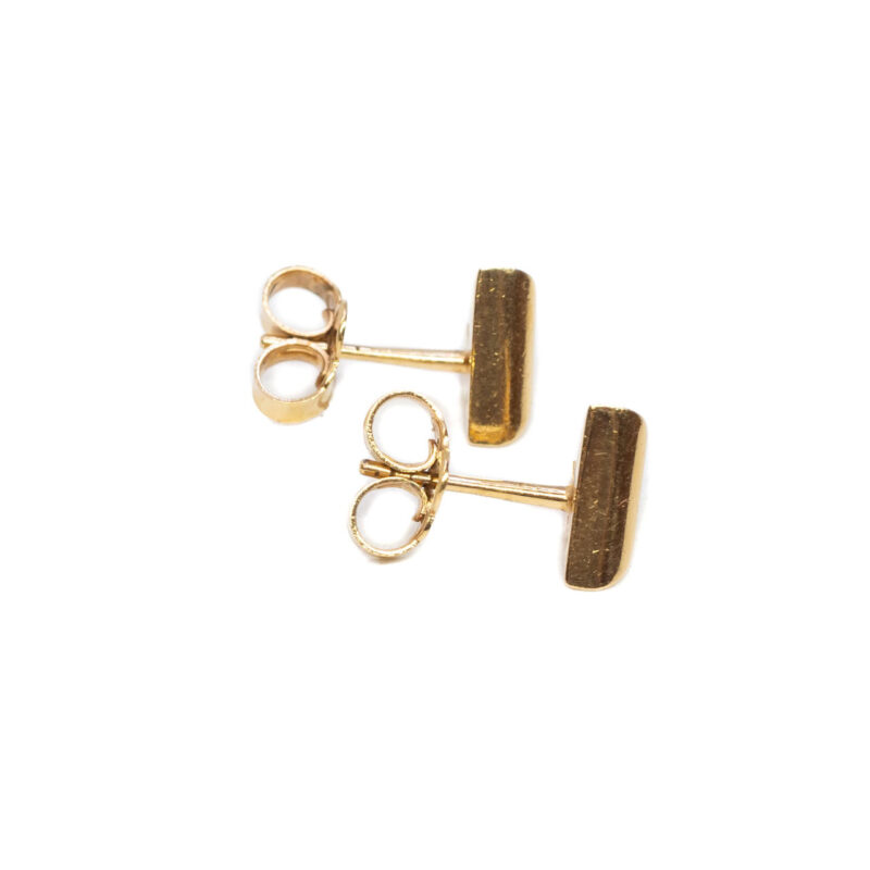 Louis Vuitton Essential Stud Earrings Yellow-Tone #64415